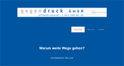 Desktop Screenshot of gegendruck.ch